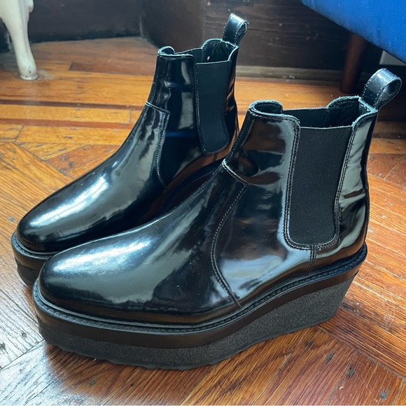 Pierre Hardy leather platform chelsea boots - Picture 9 of 11